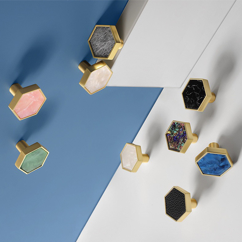 το Hexagon γραφείο λαβών εξογκωμάτων κραμάτων ψευδάργυρου 30mm τραβά για την εγχώρια διακόσμηση