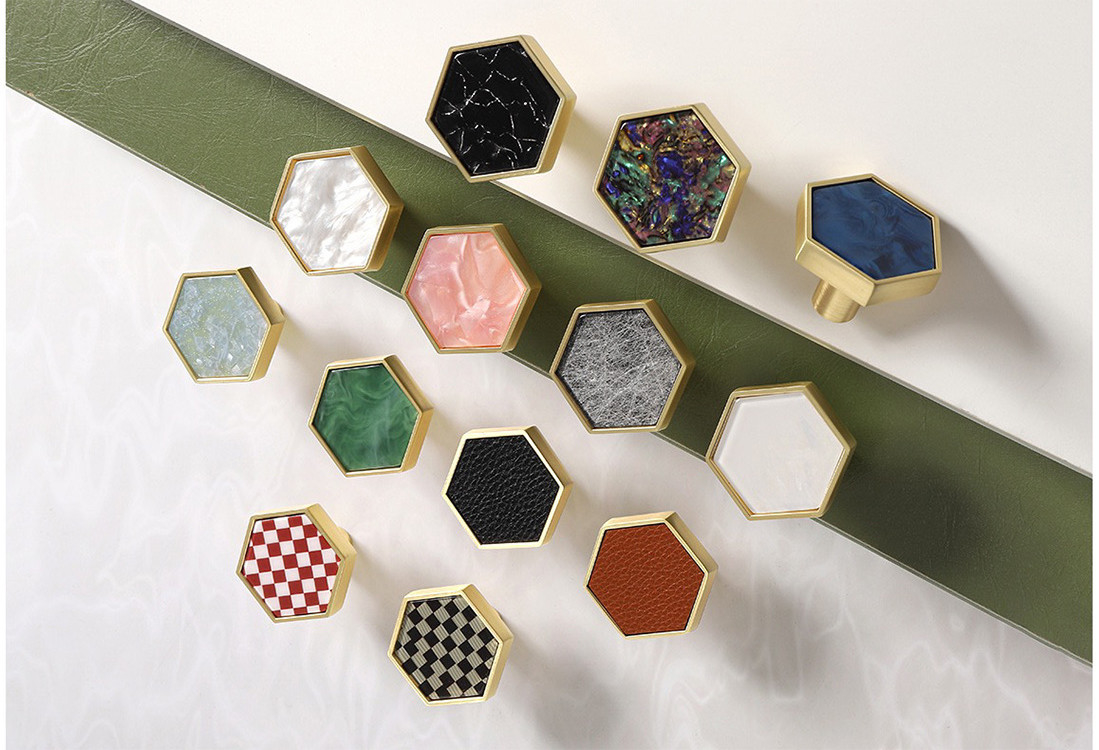 το Hexagon γραφείο λαβών εξογκωμάτων κραμάτων ψευδάργυρου 30mm τραβά για την εγχώρια διακόσμηση